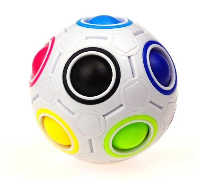 Rainbow Puzzle Ball Fidget Toy