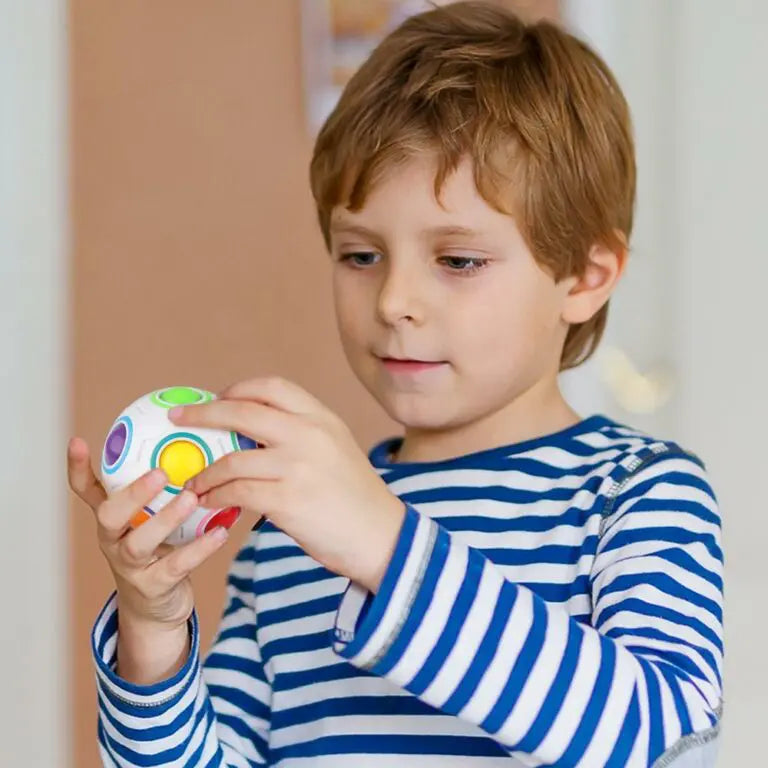 Rainbow Puzzle Ball Fidget Toy