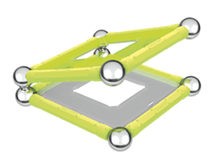 Geomag Glow Konstruktionsleksak Självlysande Magnetiska Delar, 22 st