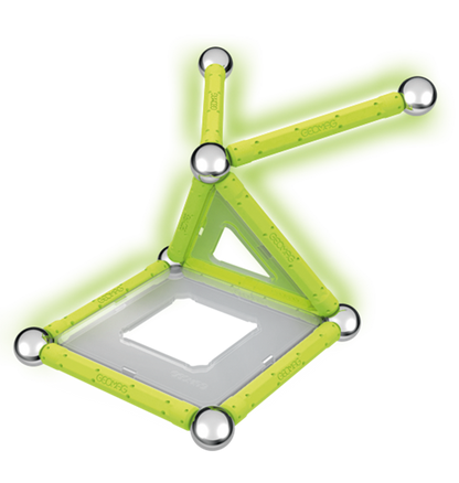 Geomag Glow Konstruktionsleksak Självlysande Magnetiska Delar, 22 st