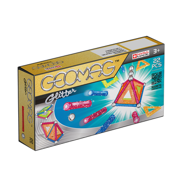 Geomag Glitter Konstruktionsleksak Magnetiska Delar, 22 st
