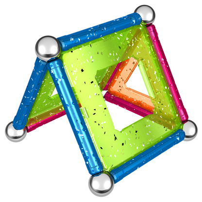 Geomag Glitter Konstruktionsleksak Magnetiska Delar, 22 st
