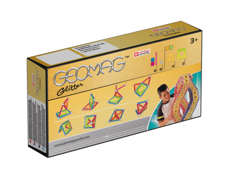 Geomag Glitter Konstruktionsleksak Magnetiska Delar, 22 st