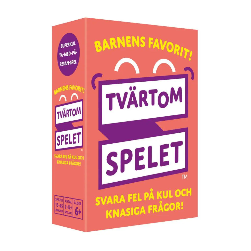 Sällskapsspel Tvärtomspelet - Barnens Favorit