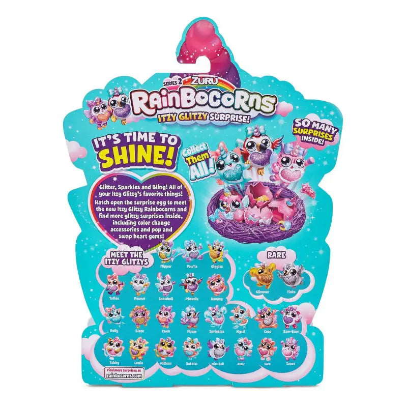 Zuru RainBoCorns, Itsy Glitzy 4-Pack