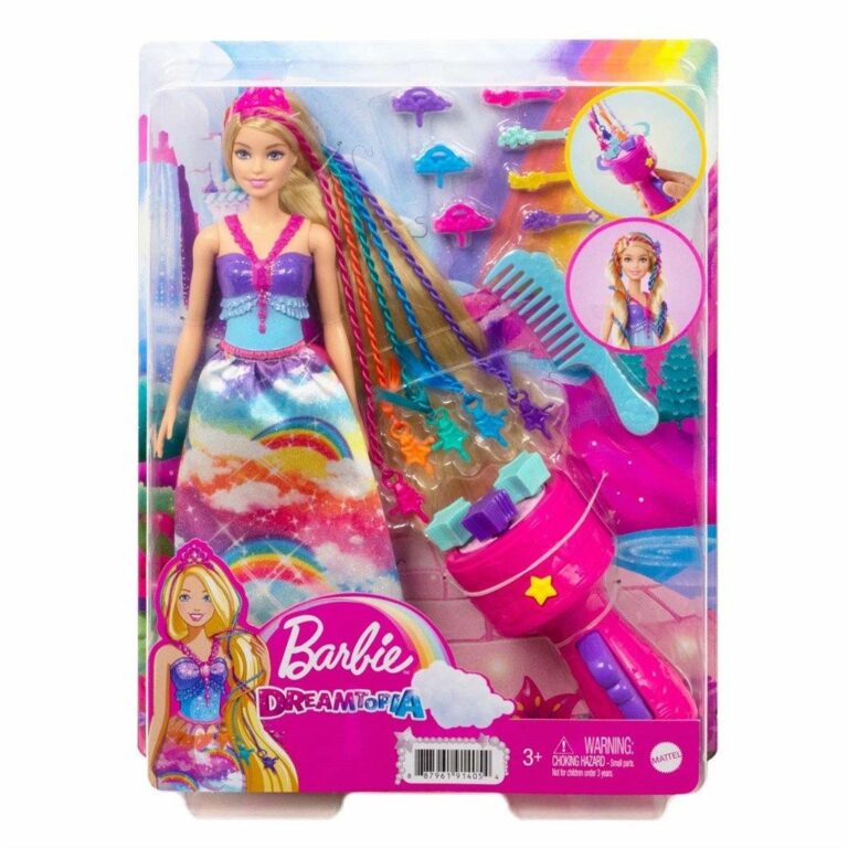 Barbie Docka Dreamtopia Twist ‘n Style™ Hårstyling - Set