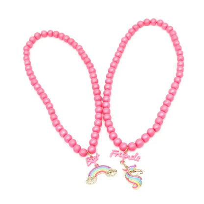 regnbåge BFF halsband