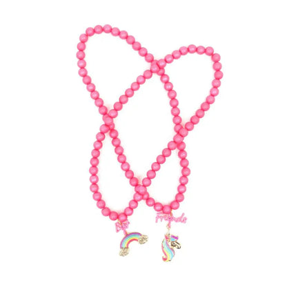 regnbåge BFF halsband
