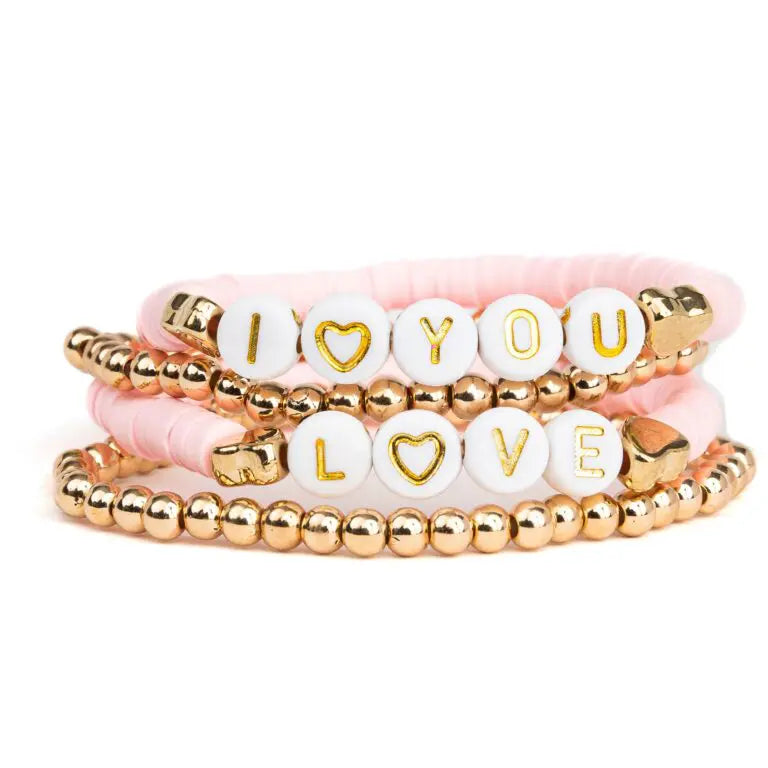 Pink Love armband