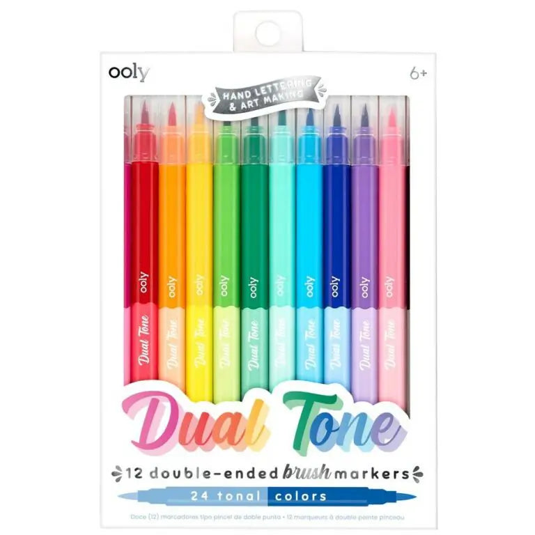 Dual tone tuschpennor