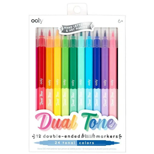 Dual tone tuschpennor