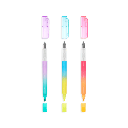 3-pack Writer's duo 2in1 Reservoarpennor + Överstrykningspennor