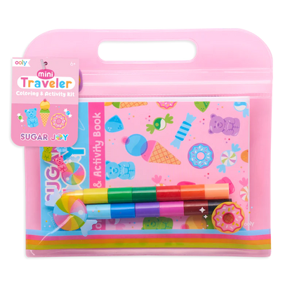 Aktivitets Kit Sugar Joy inkl. Kritor - Färglägg och Dekorera med Stickers