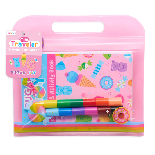 Aktivitets Kit Sugar Joy inkl. Kritor - Färglägg och Dekorera med Stickers