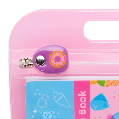 Aktivitets Kit Sugar Joy inkl. Kritor - Färglägg och Dekorera med Stickers