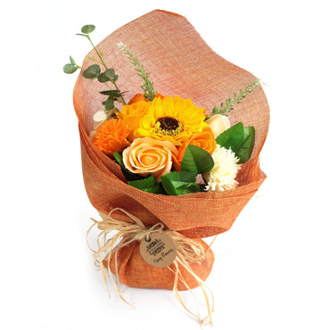 Tvålblommor Orange Bukett Stående