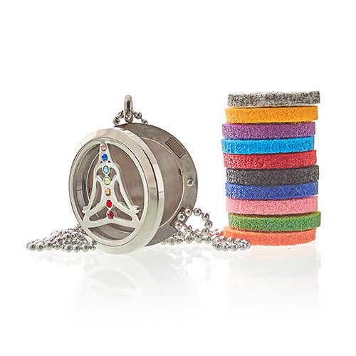 Ancient Wisdom Halsband Aromaterapi Yoga Chakra 30 mm