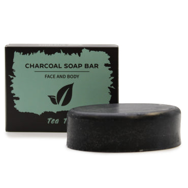 Ancient Wisdom Vegan Handgjord Charcoal Tvål - Tea Tree