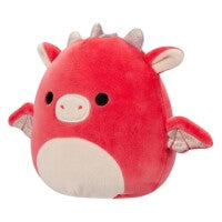 Squishmallows Flip A Mallows Official Kellytoy Delita the Dragon Fruit/Baiden the Dragon 13 cm