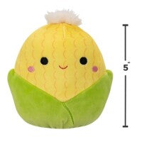 Squishmallows Flip A Mallows Official Kellytoy Conrad the Corn/Arnel the Popcorn 13 cm