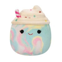 Squishmallows Flip A Mallows Official Kellytoy Kelen the Rainbow Frappe/Rease the Cinnamon  13 cm