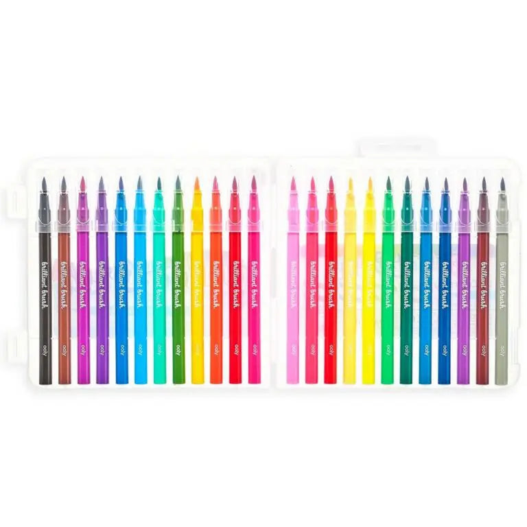 Vattenbaserade brush markers