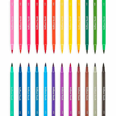 Vattenbaserade brush markers