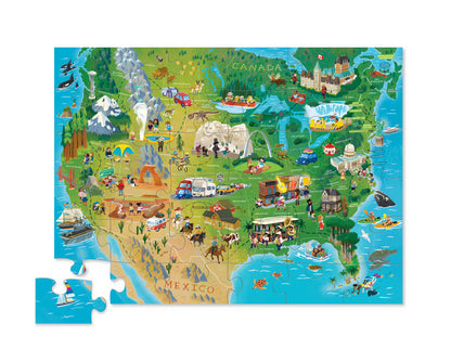 My First Map Puzzle/Discover America -36 pc