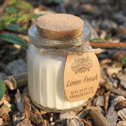 Doftljus Sojavax doft Linen Fresh