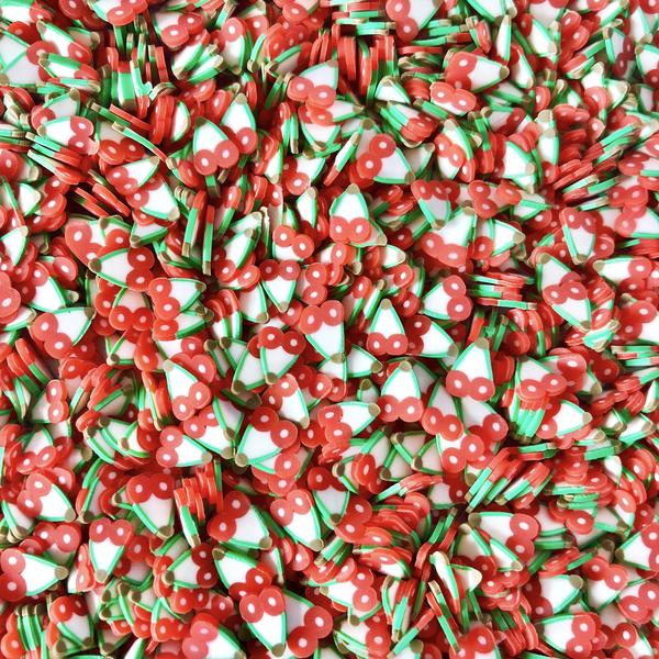 111585-4 Fruit Fimo Cane Slices Cherry