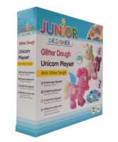 Junior Designer Glittermodellera Enhörning Lekset