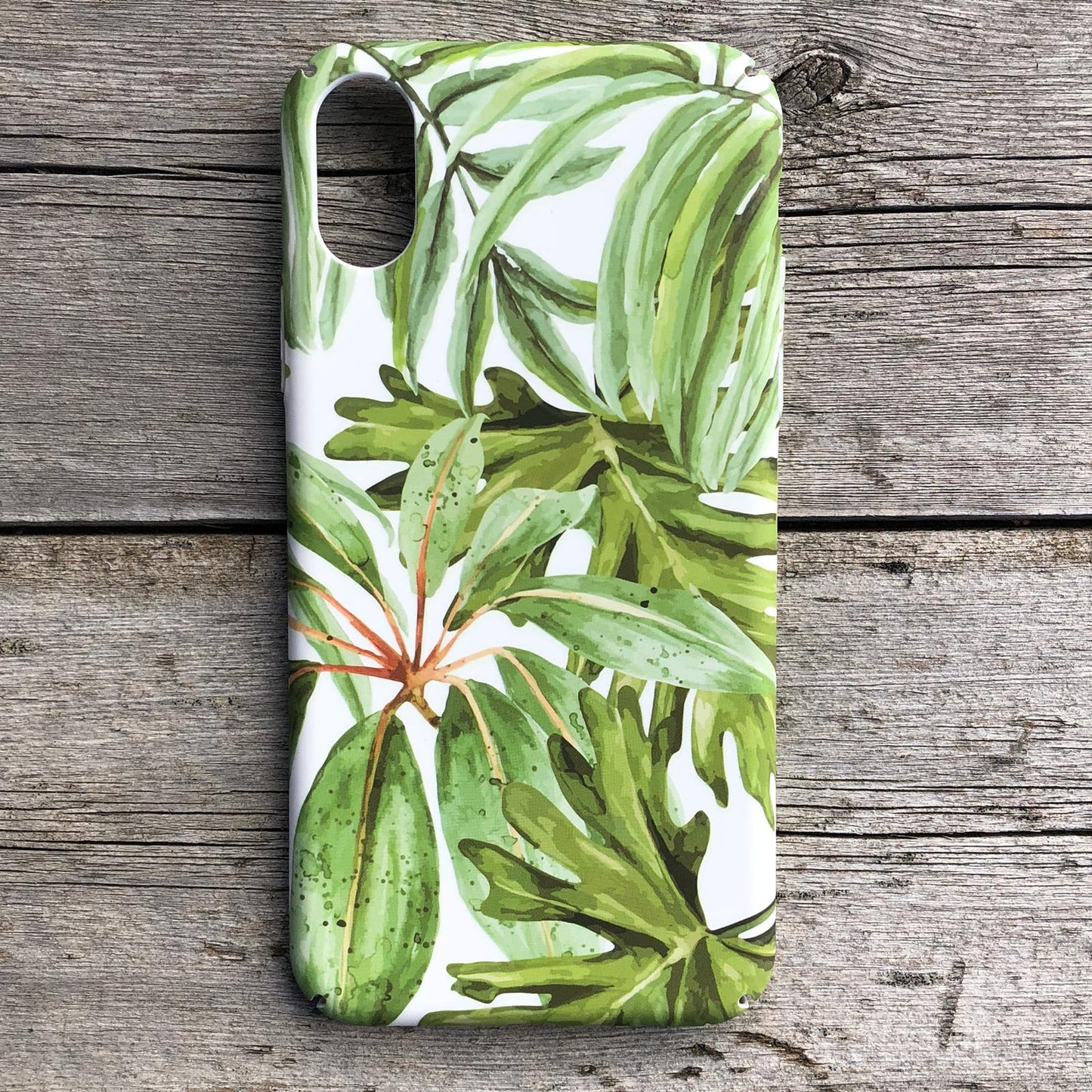 Mobilskal Gröna Blad till iPhone X/XS
