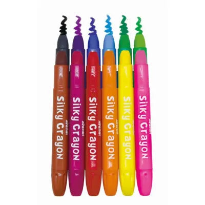 AVENIR Gel Crayons Toucan Silky Crayons Watercolor + Coloring Poster - Set of 12