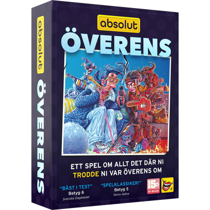 Sällskapsspel - Absolut överens