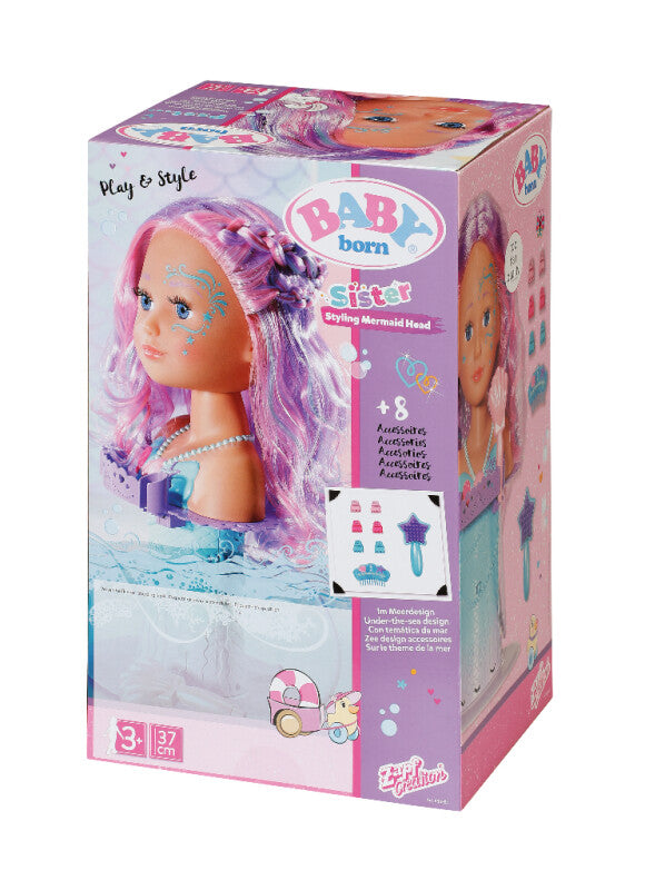 BABY Born Sister Styling Mermaid Head