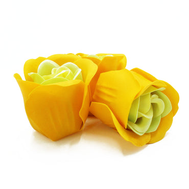 Badrosor Gul Hjärtformad Ask 3-pack