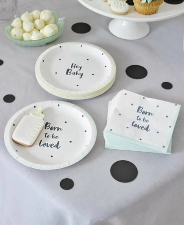 Talking Tables Papperstallrikar Hey Baby