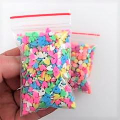 Miniatyr Deco Strössel Konfetti - Slime Dekorationer