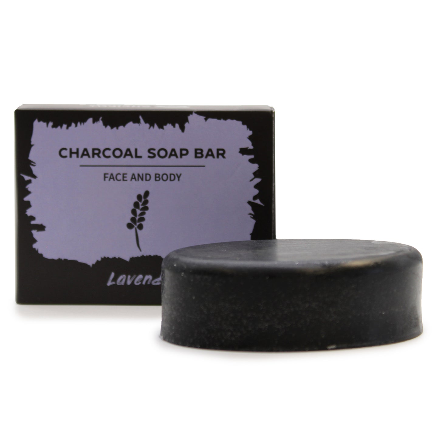 Ancient Wisdom Vegan Handgjord Charcoal Tvål -   Lavender