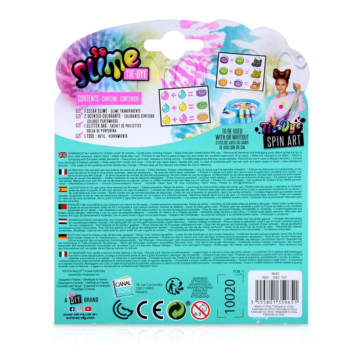 Canal Toys Tie-Dye Slime Kit