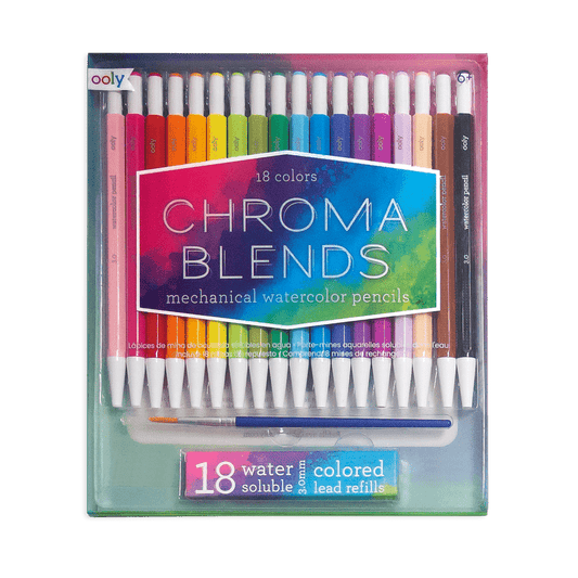 OOLY Chroma blends mechanical watercolor pencils
