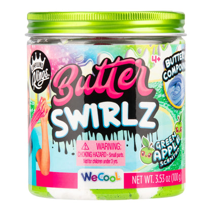 Compound Kings, Butter Swirls Jar, Green Apple, 180g, Boron Free and No Scent