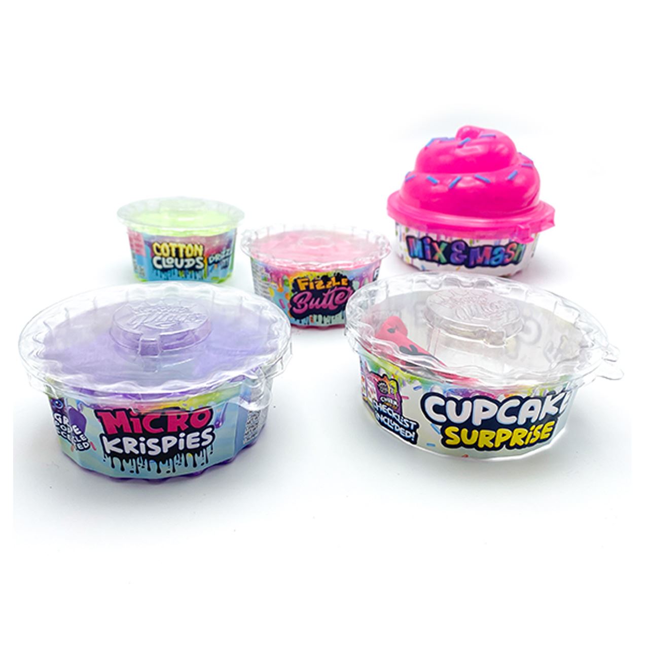 COMPOUND Kings Slime Kit Mix & Mash Cupcake Surprise Stack