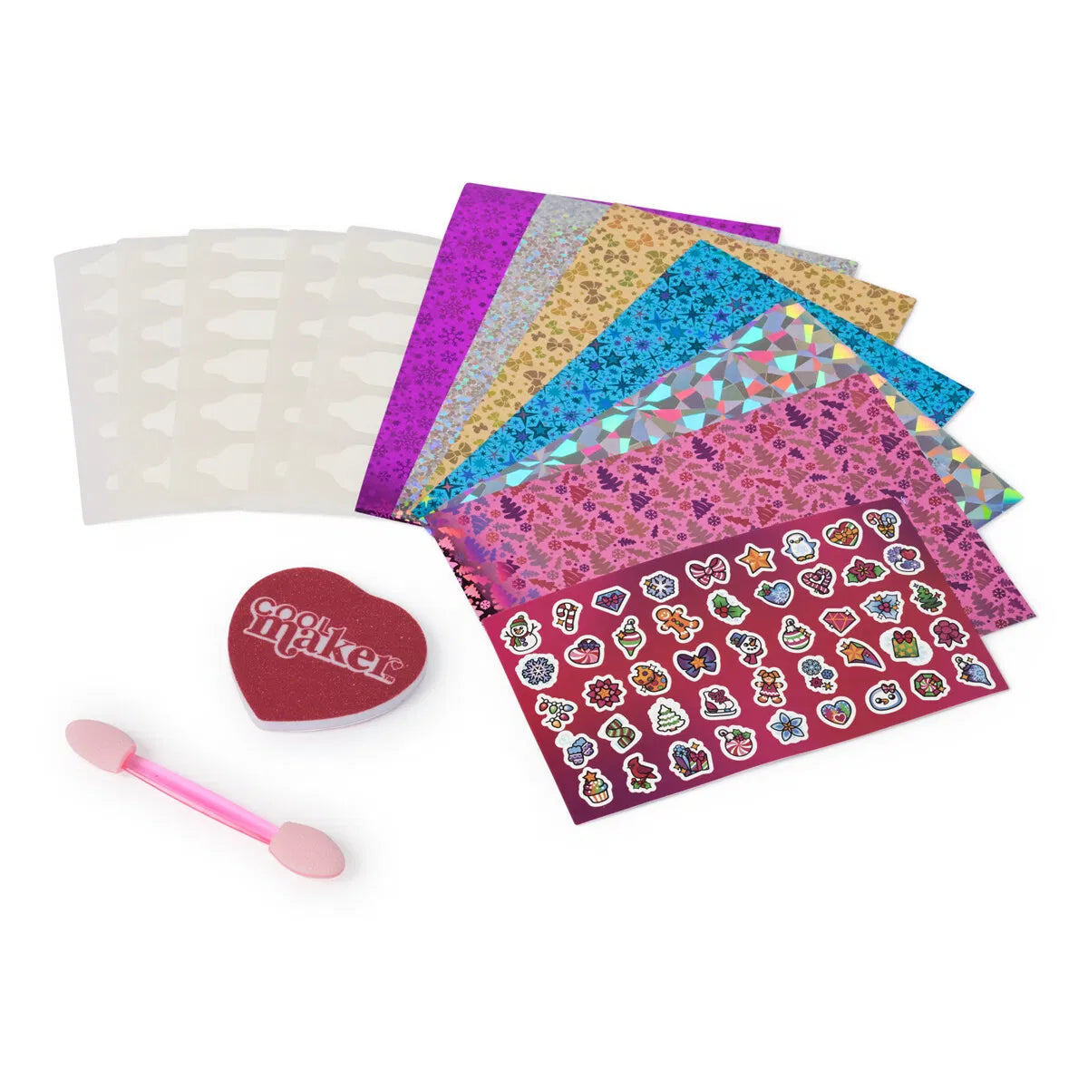 DIY nageldekoration – Cool Maker Holiday Foil Nails