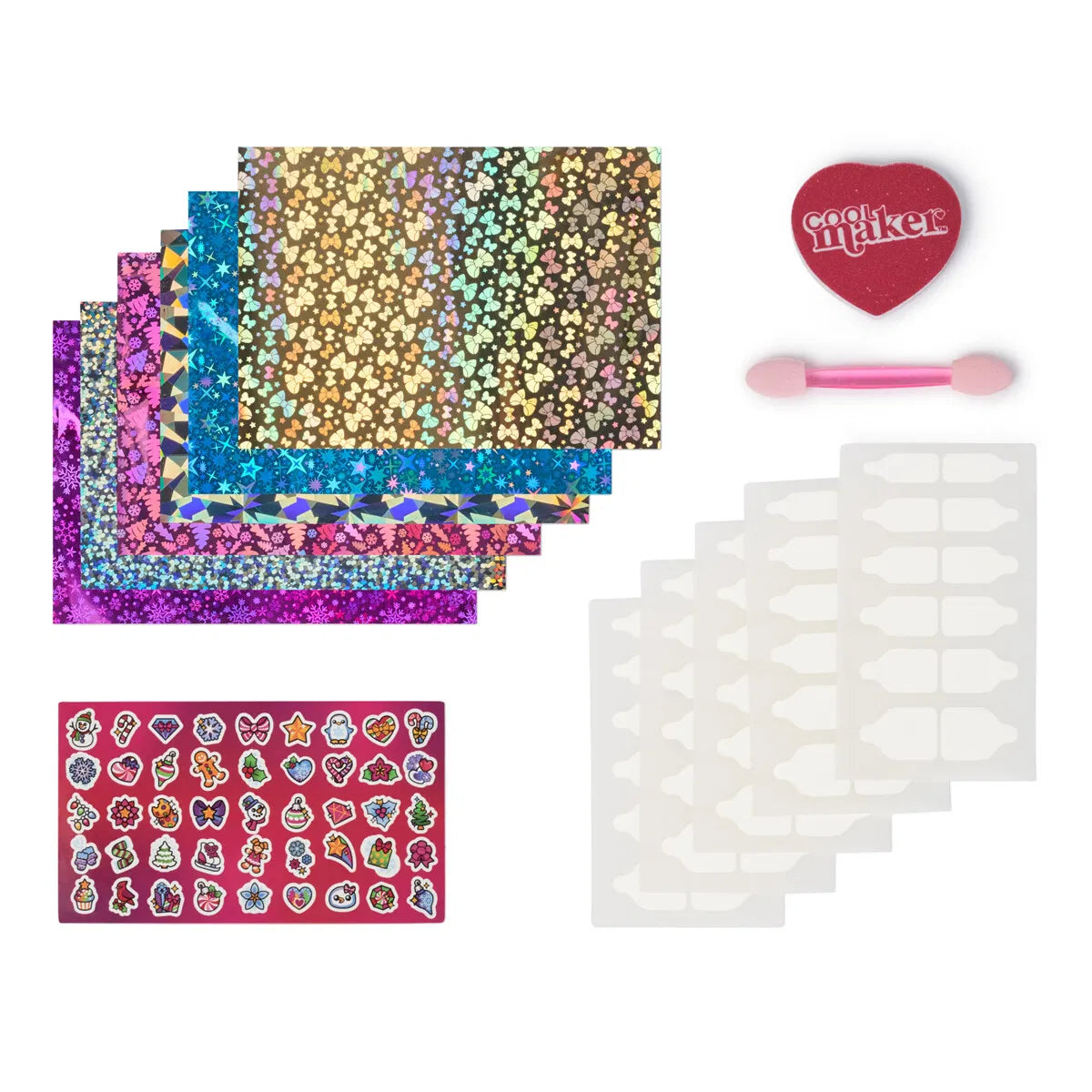 DIY nageldekoration – Cool Maker Holiday Foil Nails