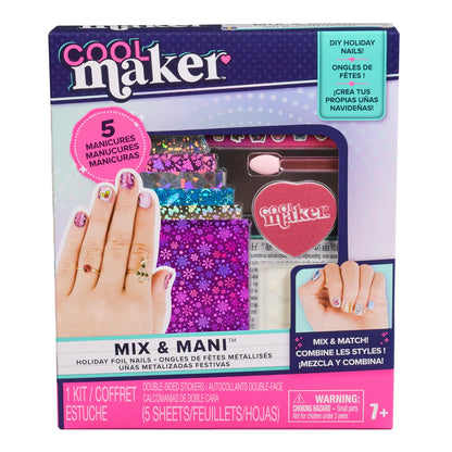 DIY nageldekoration – Cool Maker Holiday Foil Nails