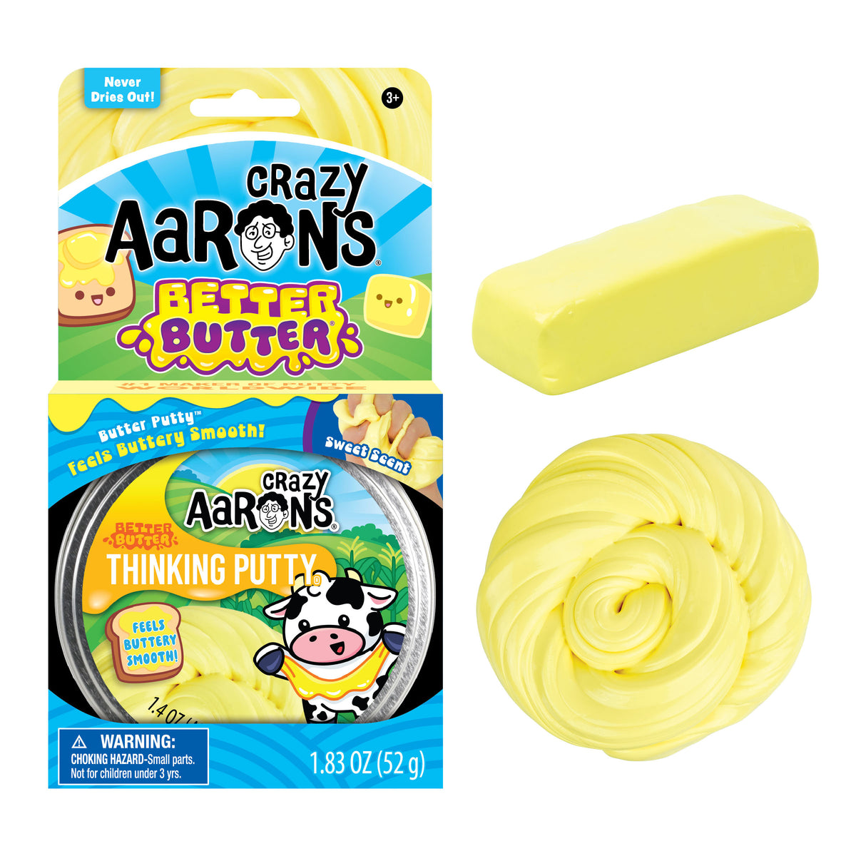 Crazy Aarons Thinking Putty Better Butter