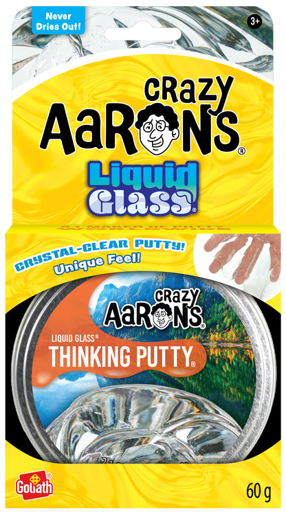 Crazy Aaron's Thinking Putty Liquid Glass CRYSTAL CLEAR