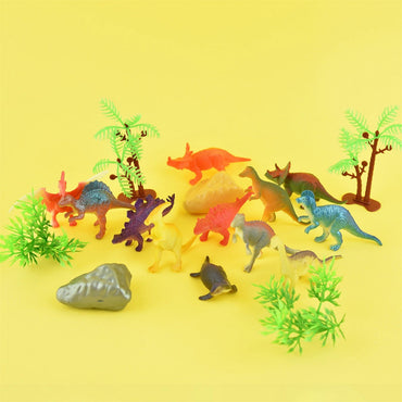 Dinosaur set 18pcs 20cm