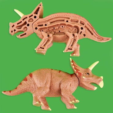 Dinosaur Anatomy Puzzle 3D – Pedagogiskt Pussel med 32 Delar